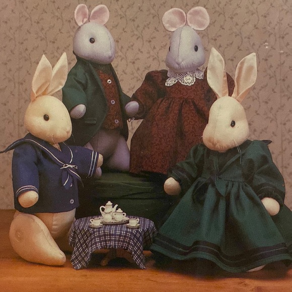 NEW Gooseberry Hill Country Craft Pattern Sailor Bunnies Uncut Cottagecore … - Picture 2 of 5